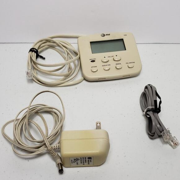AT&T 436 Caller ID Display Log Manager Land-line Unit Call Waiting Pre-owned - Picture 1 of 8